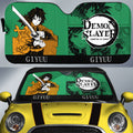 Giyuu Tomioka Car Sunshade Custom Demon Slayer Car Accessories Manga Style - Gearcarcover - 1