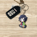 Giyuu Tomioka Keychain Custom Demon Slayer Anime Car Accessories - Gearcarcover - 1