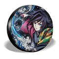 Giyuu Tomioka Spare Tire Cover Custom Demon Slayer Anime Car Accessoriess - Gearcarcover - 2