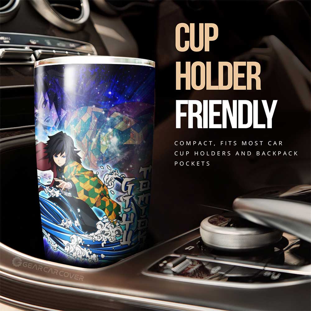 Giyuu Tomioka Tumbler Cup Custom Characters Demon Slayer Car Accessories - Gearcarcover - 3