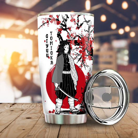 Giyuu Tumbler Cup Custom Japan Style Demon Slayer Anime Car Accessories - Gearcarcover - 1