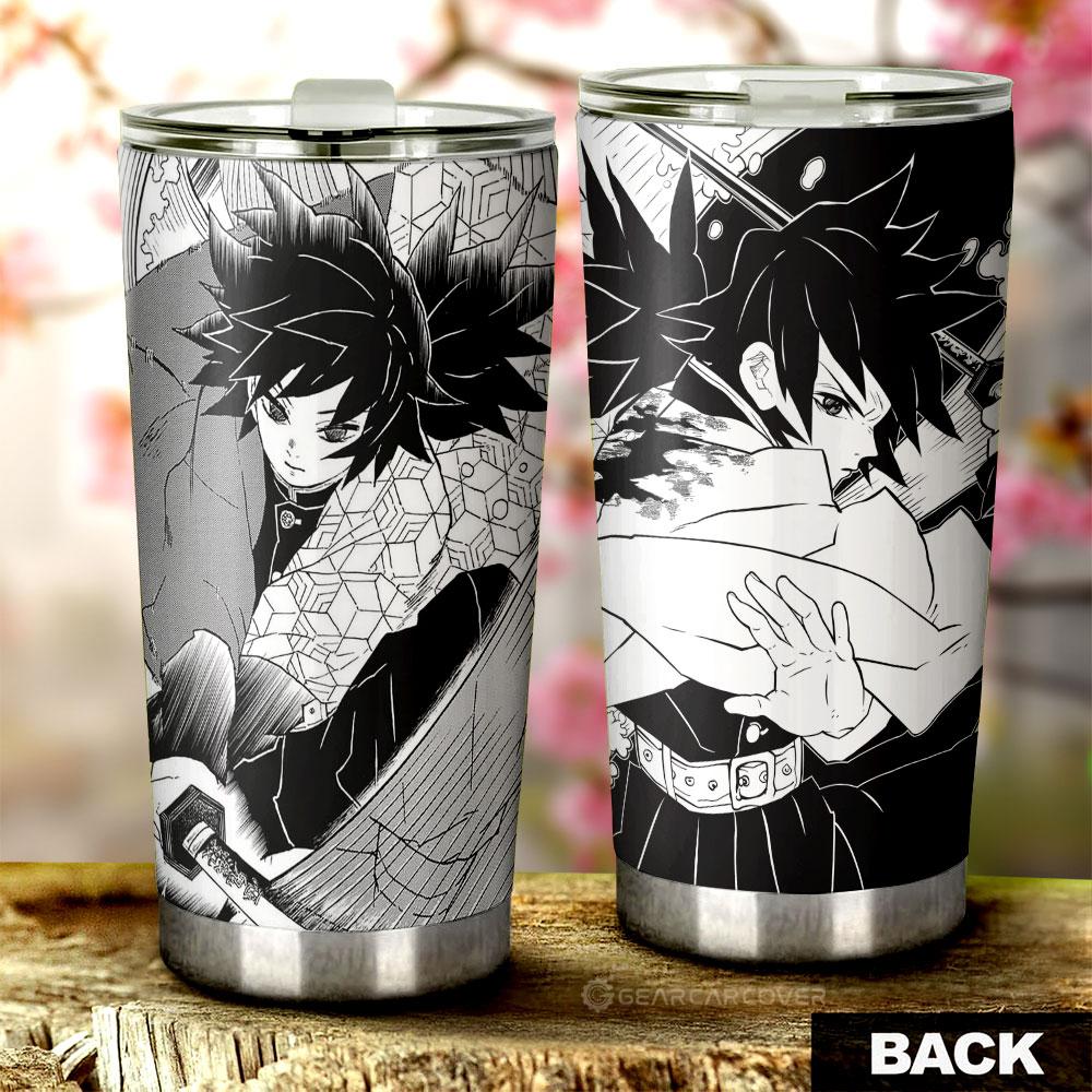 Giyuu Tumbler Cup Custom Kimetsu No Yaiba Manga Car Accessories - Gearcarcover - 1