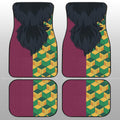 Giyuu Uniform Car Floor Mats Custom Hairstyle Demon Slayer Anime Car Interior Accessories - Gearcarcover - 2