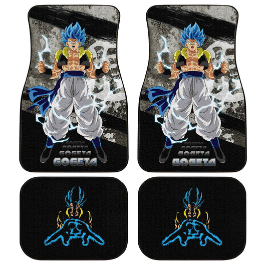Gogeta Car Floor Mats Custom Anime Dragon Ball Car Accessories - Gearcarcover - 1