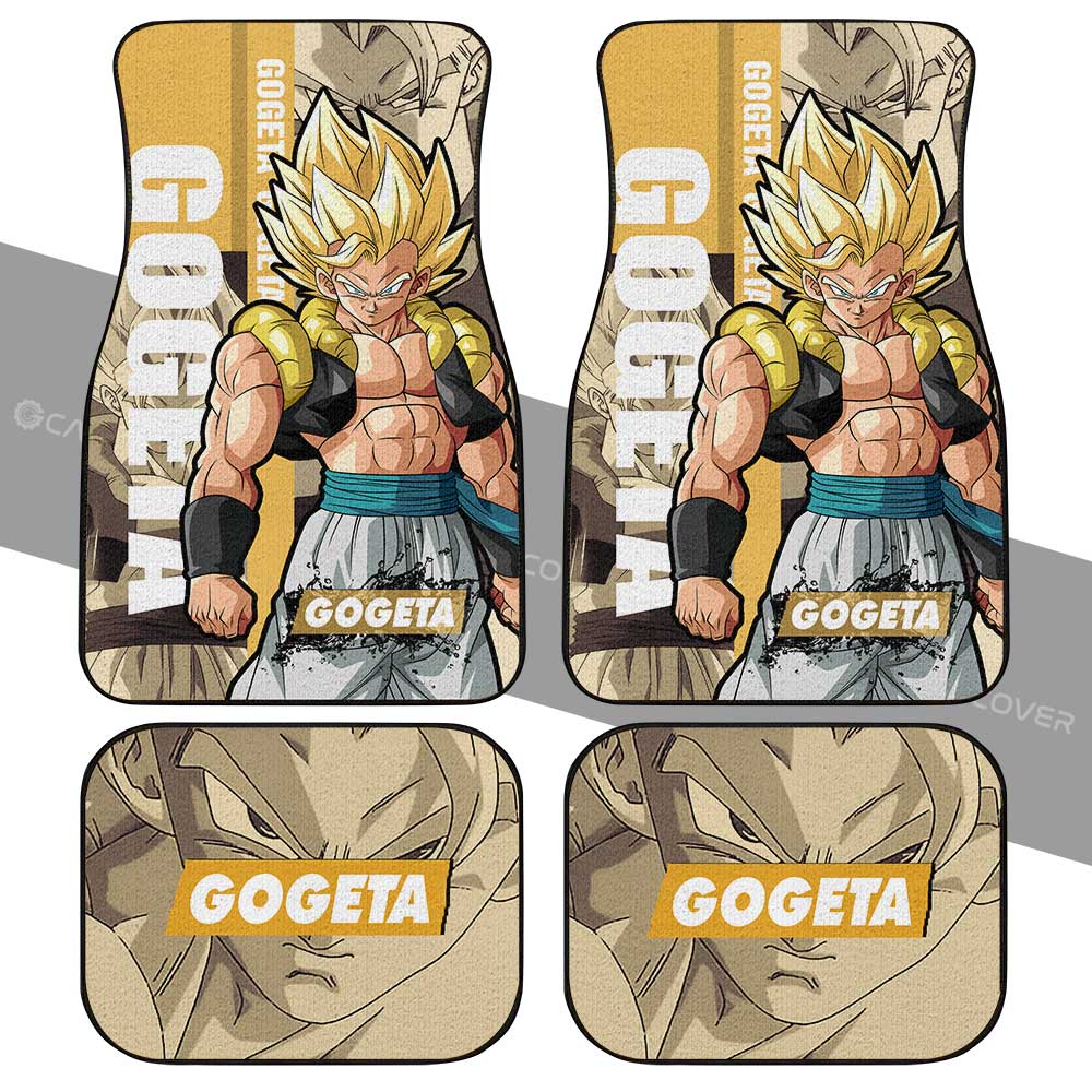 Gogeta Car Floor Mats Custom Dragon Ball Anime Car Accessories - Gearcarcover - 2