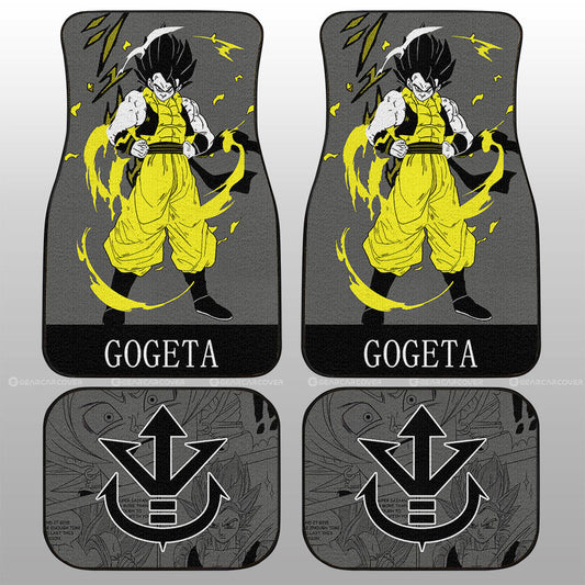 Gogeta Car Floor Mats Custom Dragon Ball Anime Manga Color Style - Gearcarcover - 2