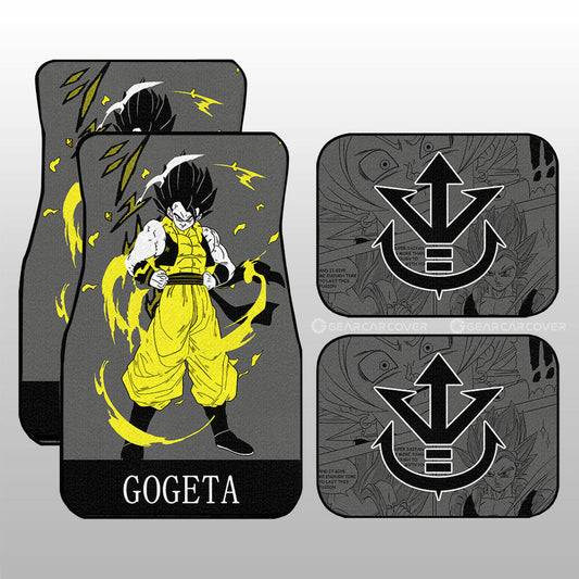 Gogeta Car Floor Mats Custom Dragon Ball Anime Manga Color Style - Gearcarcover - 1