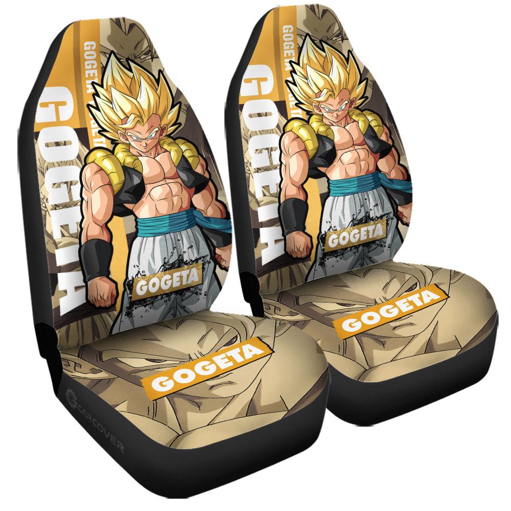 Gogeta Car Seat Covers Custom Dragon Ball Anime Car Accessories - Gearcarcover - 3