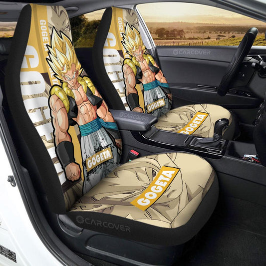 Gogeta Car Seat Covers Custom Dragon Ball Anime Car Accessories - Gearcarcover - 1