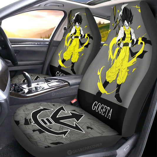 Gogeta Car Seat Covers Custom Dragon Ball Anime Manga Color Style - Gearcarcover - 2