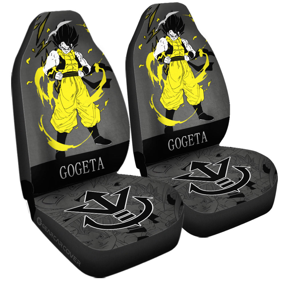 Gogeta Car Seat Covers Custom Dragon Ball Anime Manga Color Style - Gearcarcover - 3