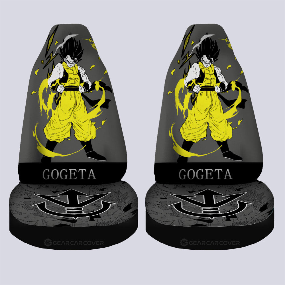 Gogeta Car Seat Covers Custom Dragon Ball Anime Manga Color Style - Gearcarcover - 4