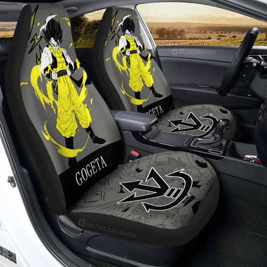 Gogeta Car Seat Covers Custom Dragon Ball Anime Manga Color Style - Gearcarcover - 1