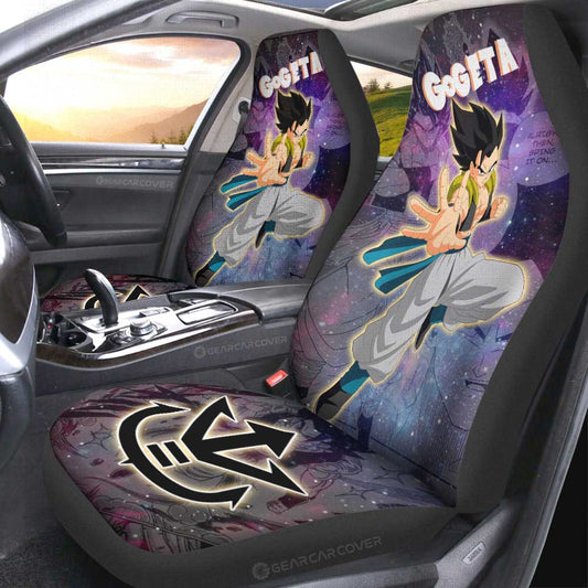 Gogeta Car Seat Covers Custom Galaxy Style Dragon Ball Anime Car Accessories - Gearcarcover - 2