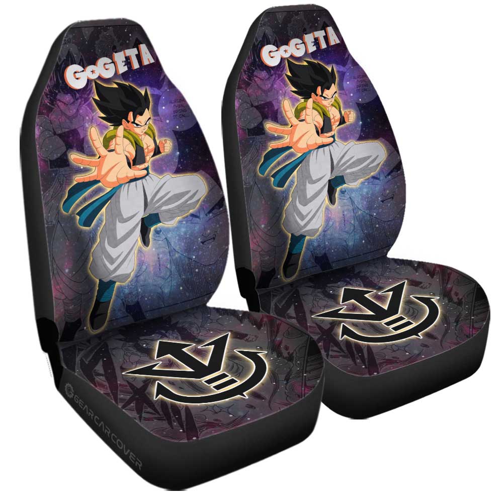 Gogeta Car Seat Covers Custom Galaxy Style Dragon Ball Anime Car Accessories - Gearcarcover - 3