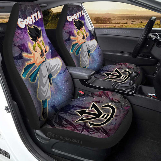 Gogeta Car Seat Covers Custom Galaxy Style Dragon Ball Anime Car Accessories - Gearcarcover - 1