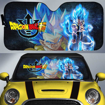 Gogeta Car Sunshade Custom Dragon Ball Anime Car Interior Accessories - Gearcarcover - 1