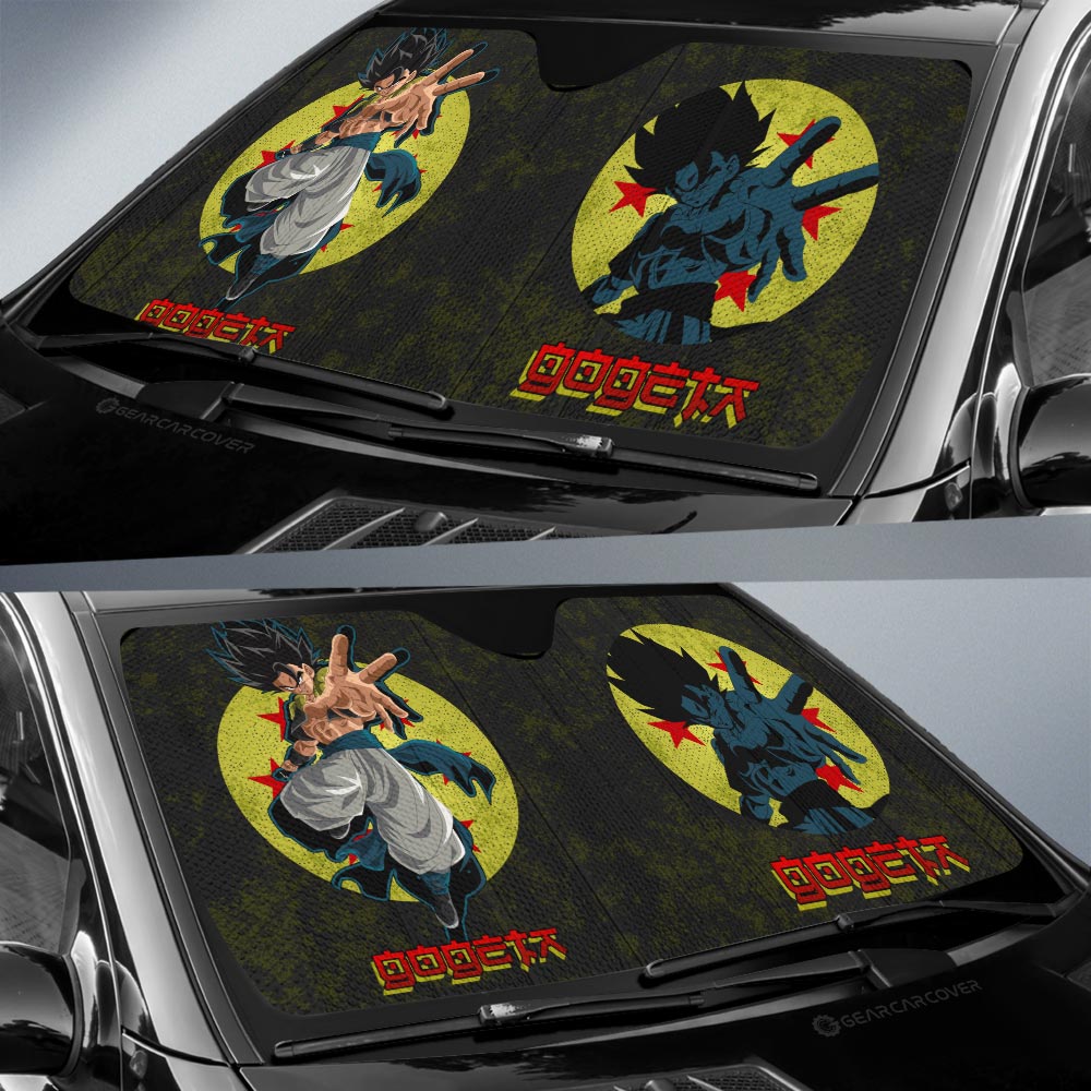 Gogeta Car Sunshade Custom Dragon Ball Anime Car Interior Accessories - Gearcarcover - 3