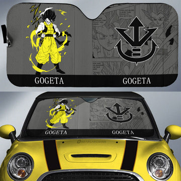 Gogeta Car Sunshade Custom Dragon Ball Anime Manga Color Style - Gearcarcover - 1