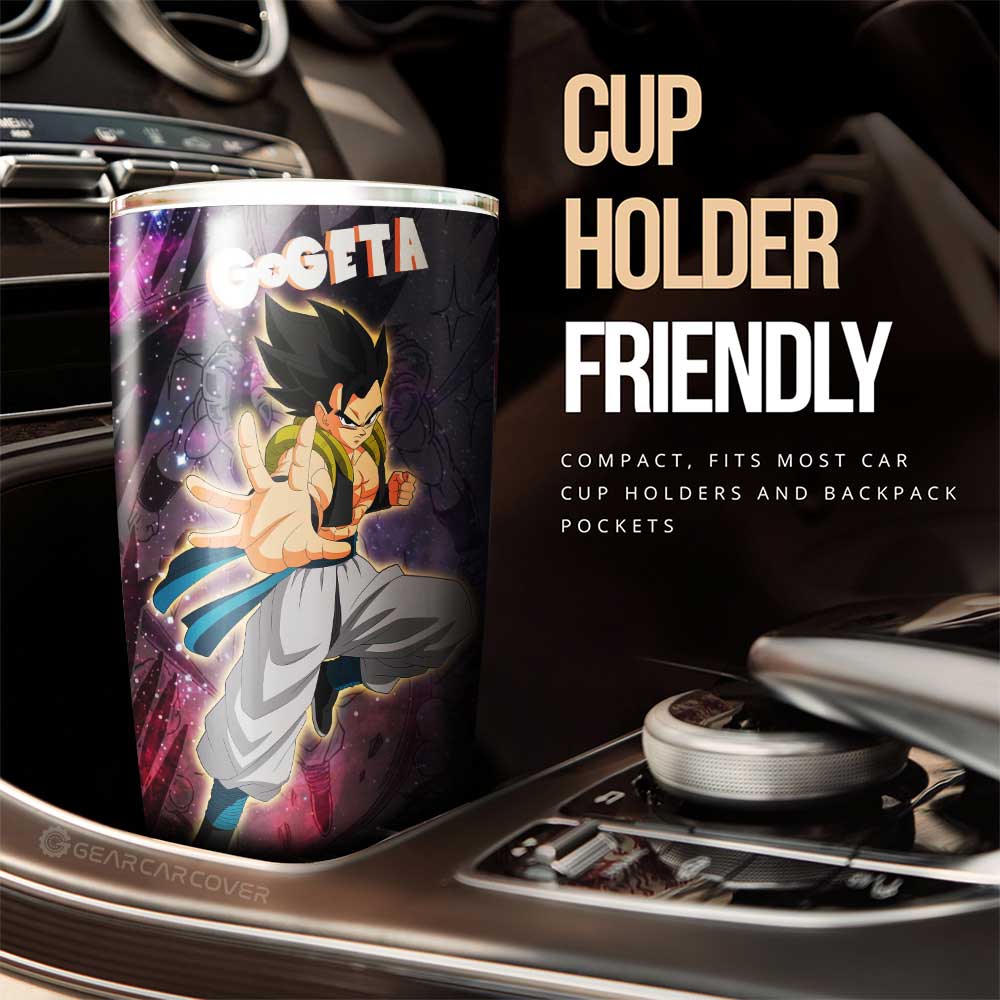 Gogeta Tumbler Cup Custom Dragon Ball Anime Car Accessories Galaxy Style - Gearcarcover - 2