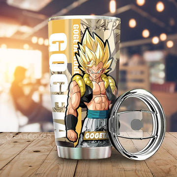 Gogeta Tumbler Cup Custom Dragon Ball Anime Car Accessories - Gearcarcover - 1