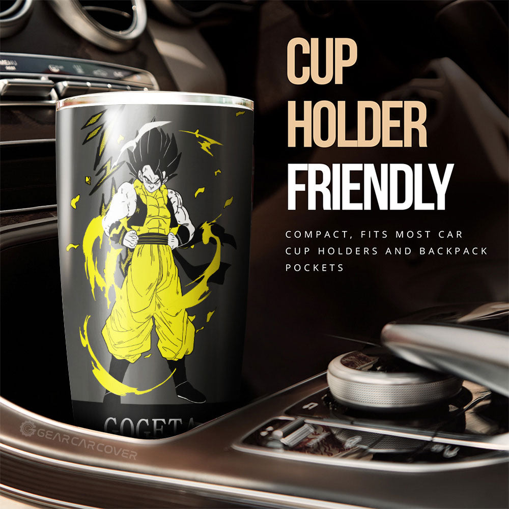 Gogeta Tumbler Cup Custom Dragon Ball Anime Manga Color Style - Gearcarcover - 3
