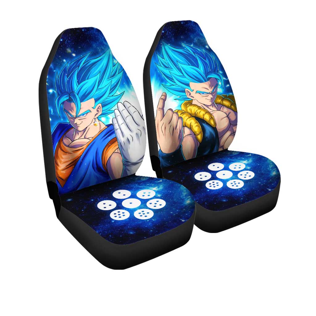 Gogeta and Vegito Car Seat Covers Custom Anime Dragon Ball Car Accessories - Gearcarcover - 3