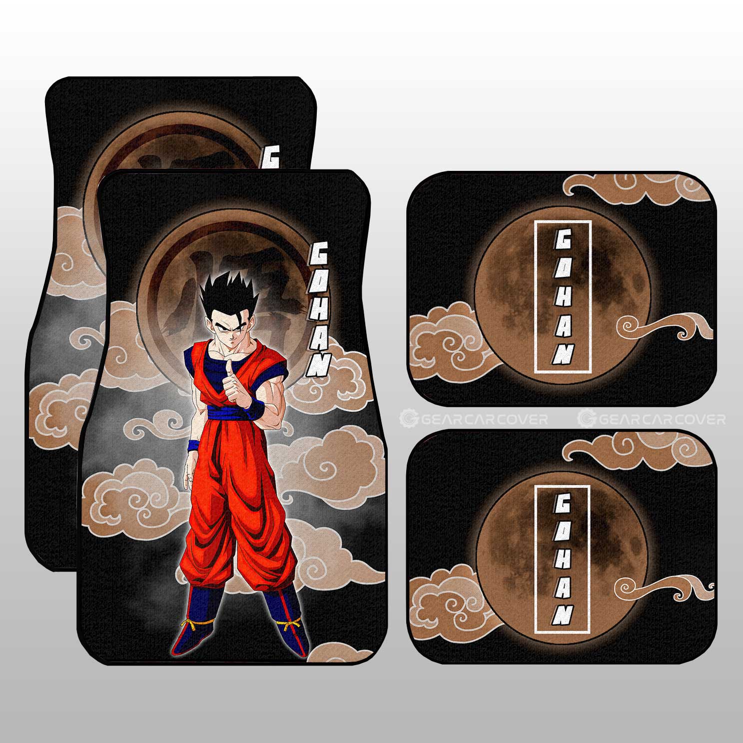 Gohan Car Floor Mats Custom Anime Dragon Ball Car Accessories - Gearcarcover - 1