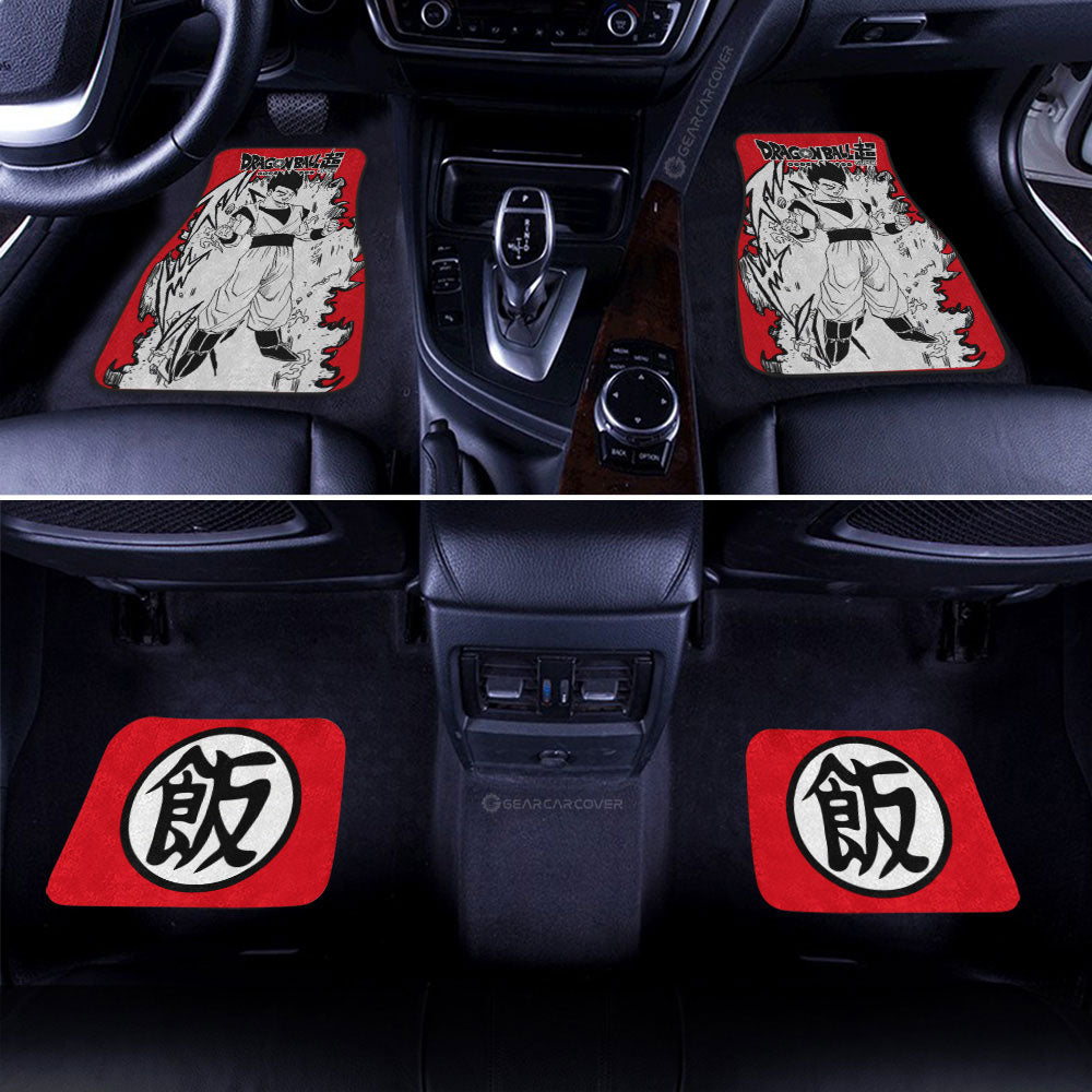 Gohan Car Floor Mats Custom Dragon Ball Anime Car Accessories Manga Style For Fans - Gearcarcover - 3