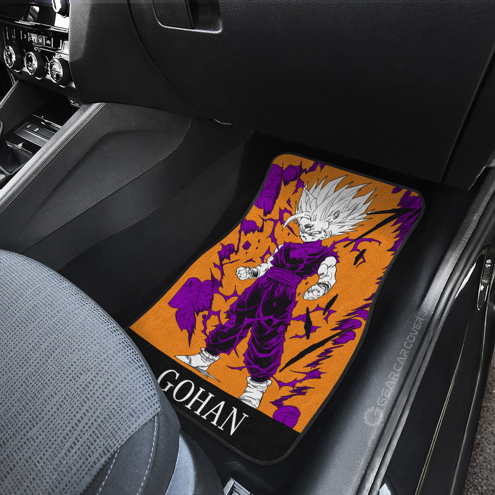 Gohan Car Floor Mats Custom Dragon Ball Anime Manga Color Style - Gearcarcover - 4