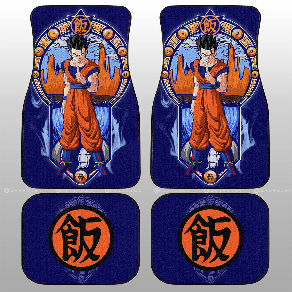 Gohan Car Floor Mats Custom Dragon Ball Car Interior Accessories - Gearcarcover - 1