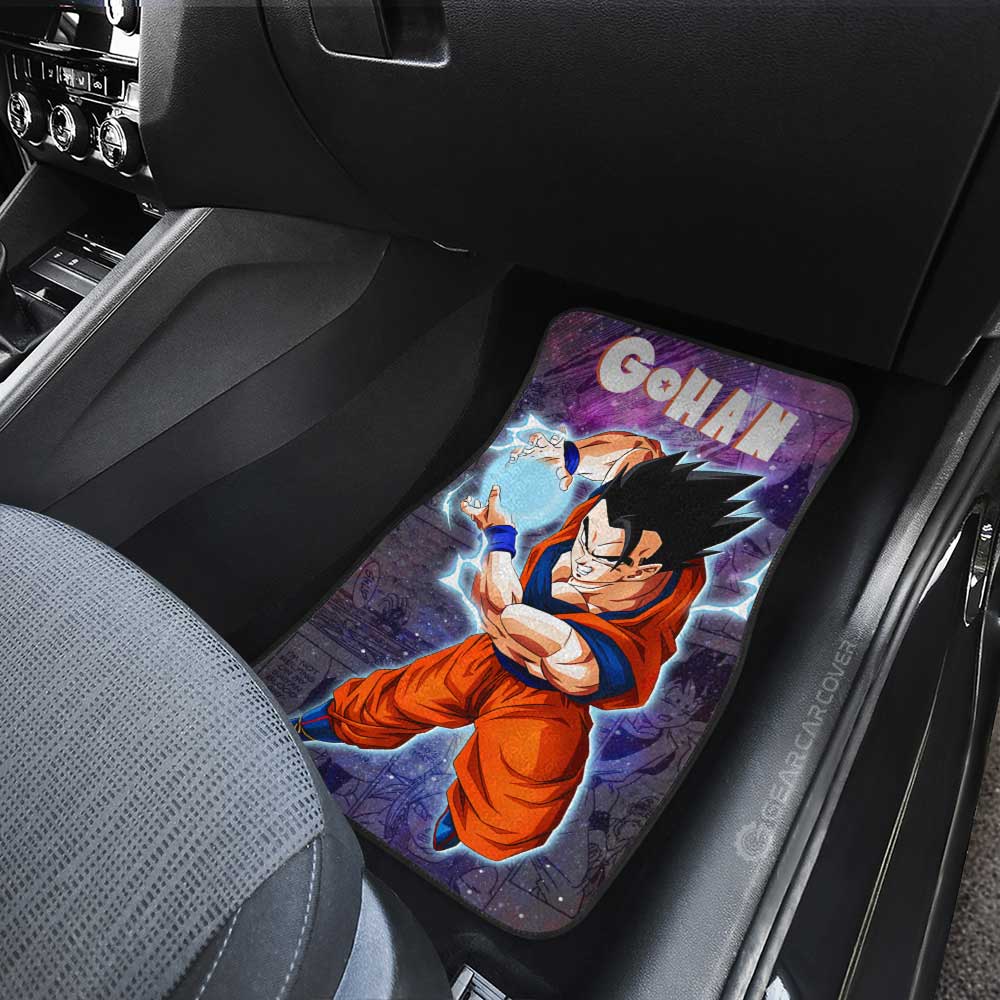 Gohan Car Floor Mats Custom Galaxy Style Dragon Ball Anime Car Accessories - Gearcarcover - 4