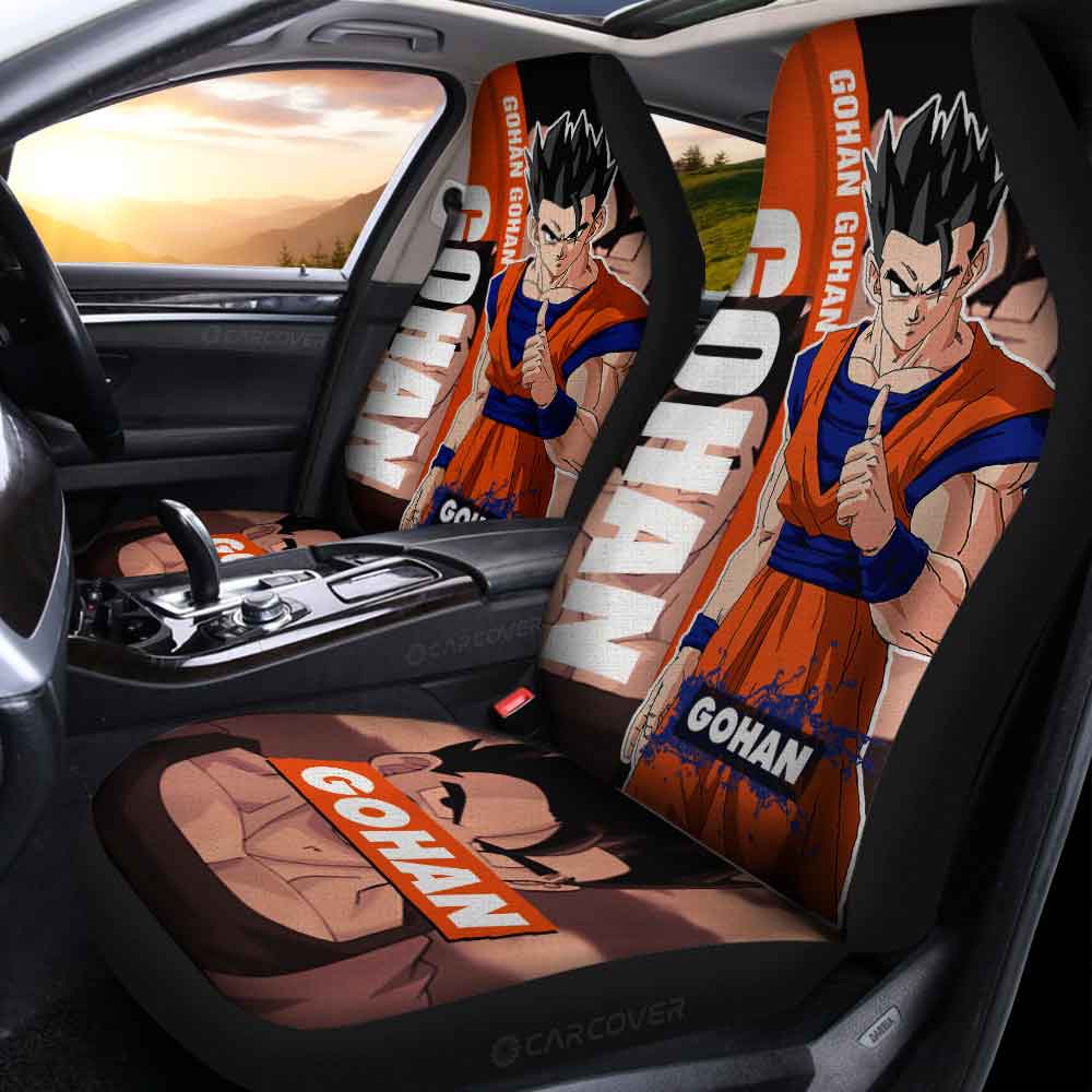 Gohan Car Seat Covers Custom Anime Dragon Ball Car Accessories - Gearcarcover - 2