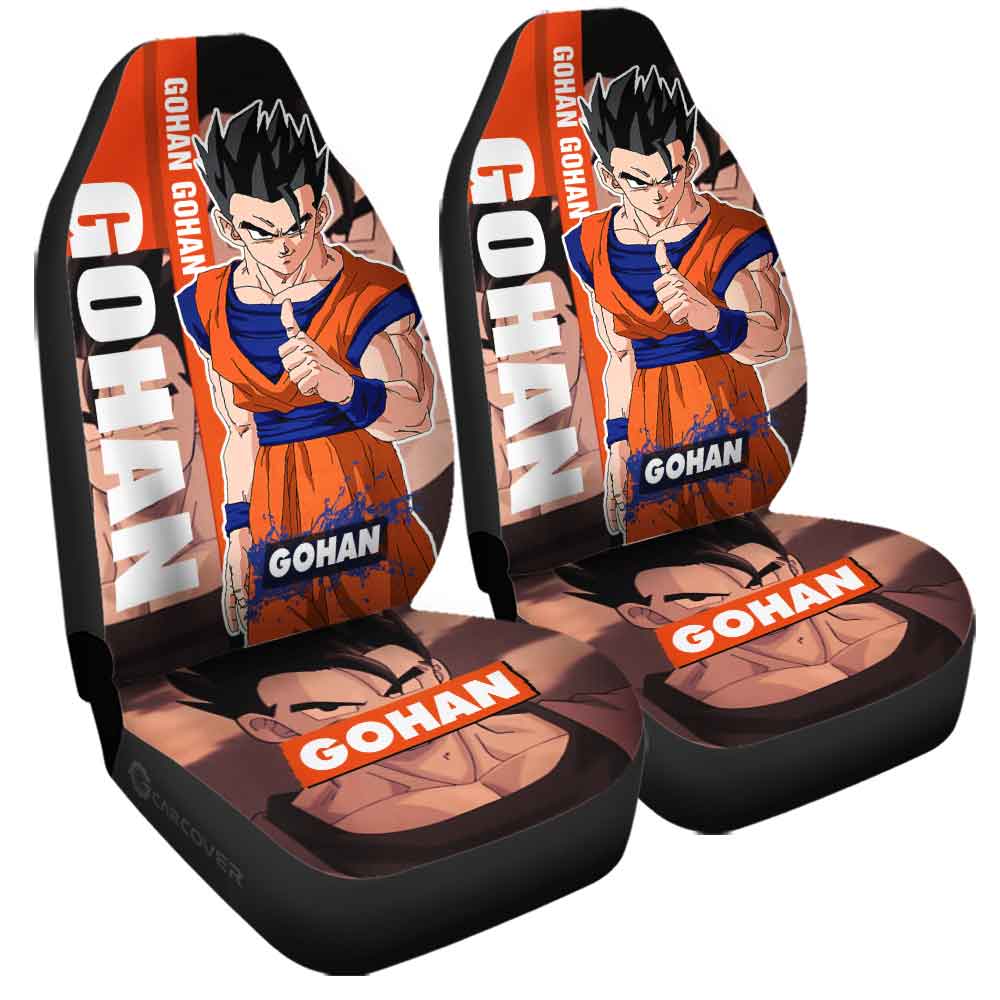 Gohan Car Seat Covers Custom Anime Dragon Ball Car Accessories - Gearcarcover - 3