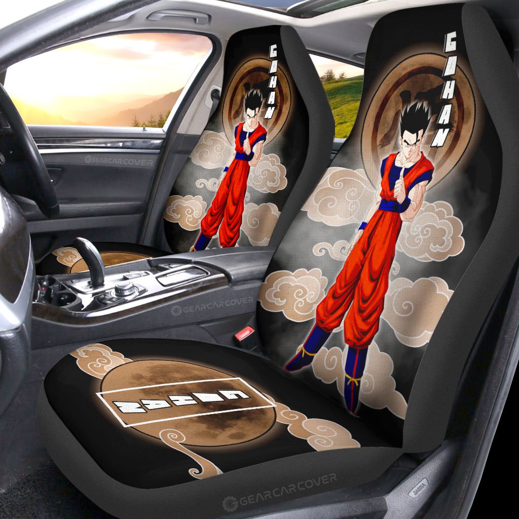 Gohan Car Seat Covers Custom Anime Dragon Ball Car Accessories - Gearcarcover - 2