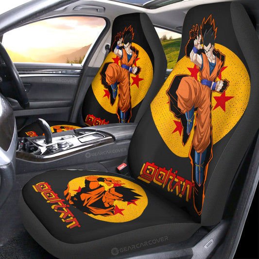 Gohan Car Seat Covers Custom Dragon Ball Anime Car Accessories - Gearcarcover - 1