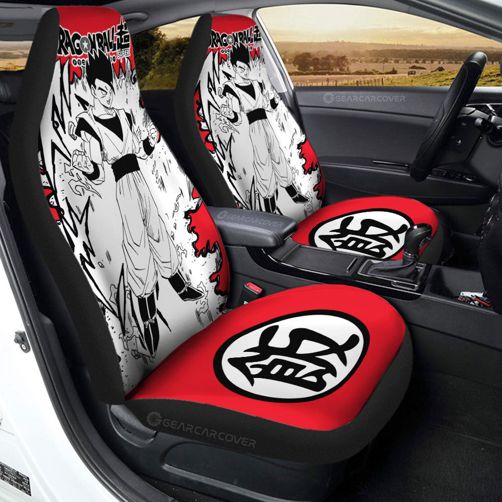 Gohan Car Seat Covers Custom Dragon Ball Anime Car Accessories Manga Style For Fans - Gearcarcover - 1