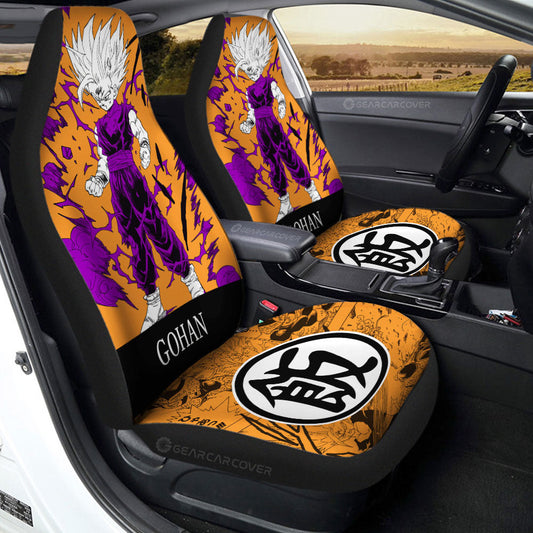Gohan Car Seat Covers Custom Dragon Ball Anime Manga Color Style - Gearcarcover - 1