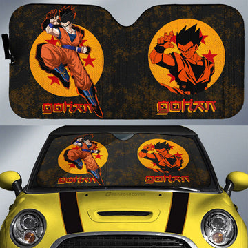 Gohan Car Sunshade Custom Dragon Ball Anime Car Interior Accessories - Gearcarcover - 1