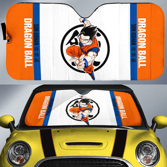 Gohan Car Sunshade Custom Dragon Ball Car Accessories For Anime Fans - Gearcarcover - 1