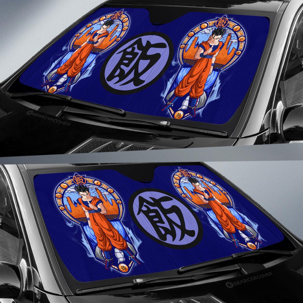 Gohan Car Sunshade Custom Dragon Ball Car Interior Accessories - Gearcarcover - 2