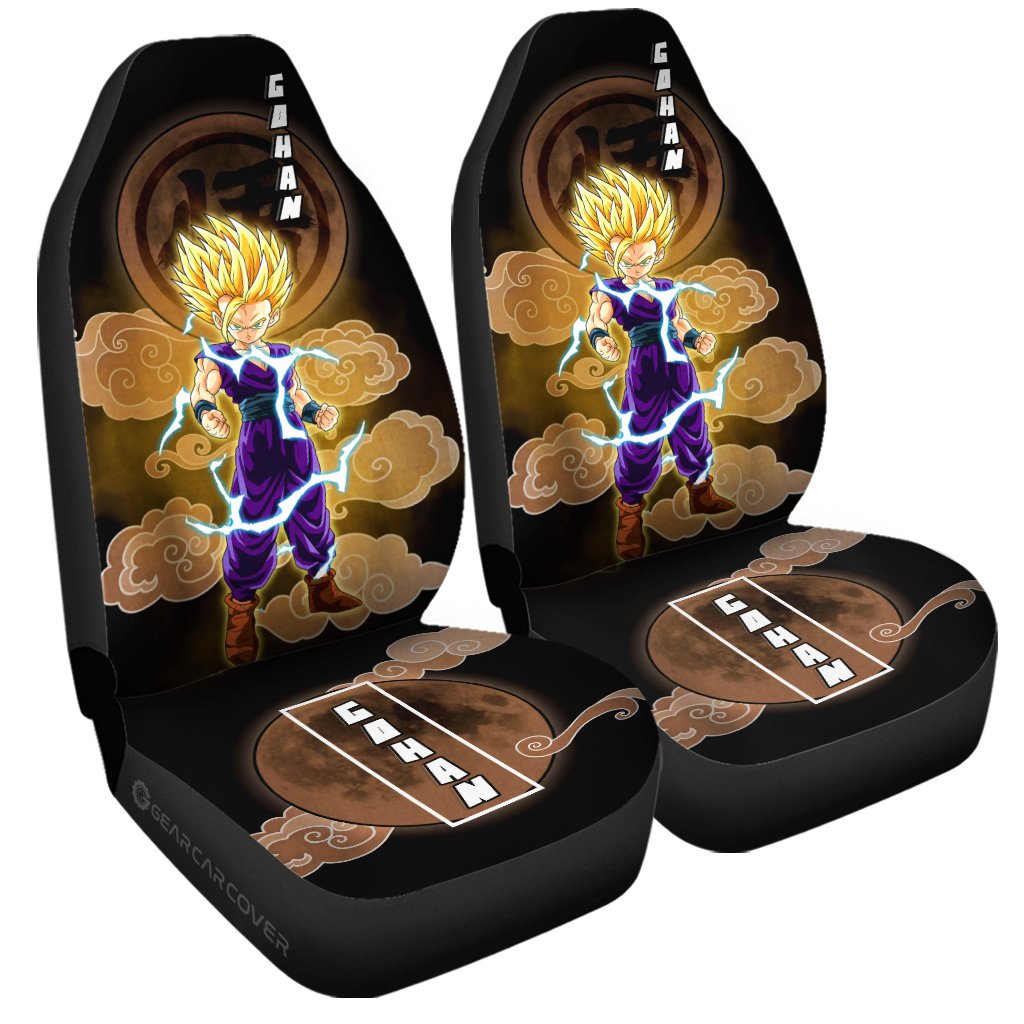 Gohan Kid Car Seat Covers Custom Anime Dragon Ball Car Accessories - Gearcarcover - 3