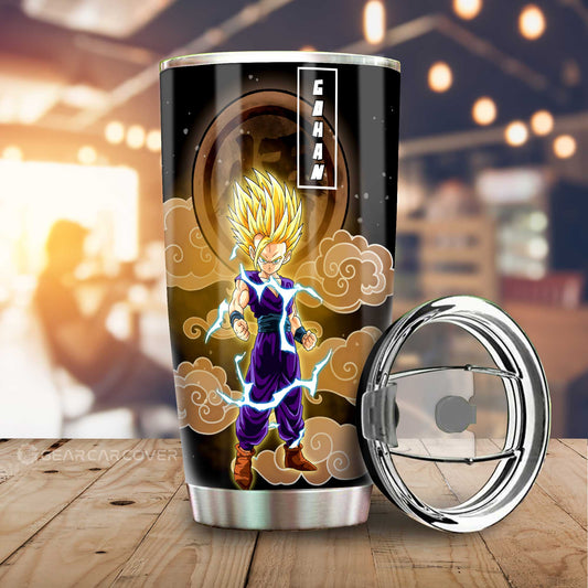 Gohan Kid Tumbler Cup Custom Anime Dragon Ball Car Accessories - Gearcarcover - 1
