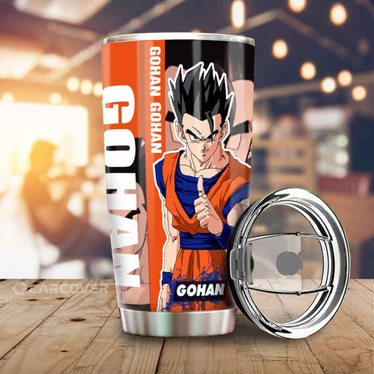 Gohan Tumbler Cup Custom Anime Dragon Ball Car Accessories - Gearcarcover - 1