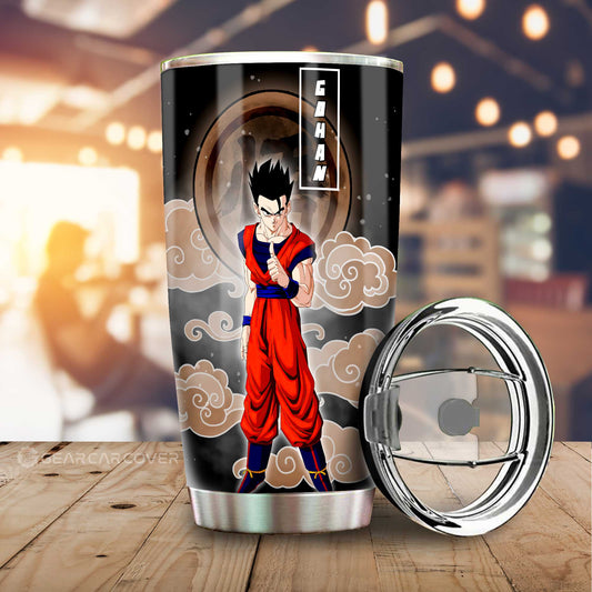 Gohan Tumbler Cup Custom Anime Dragon Ball Car Accessories - Gearcarcover - 1