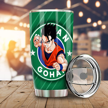 Gohan Tumbler Cup Custom Dragon Ball Anime Car Accessories - Gearcarcover - 1