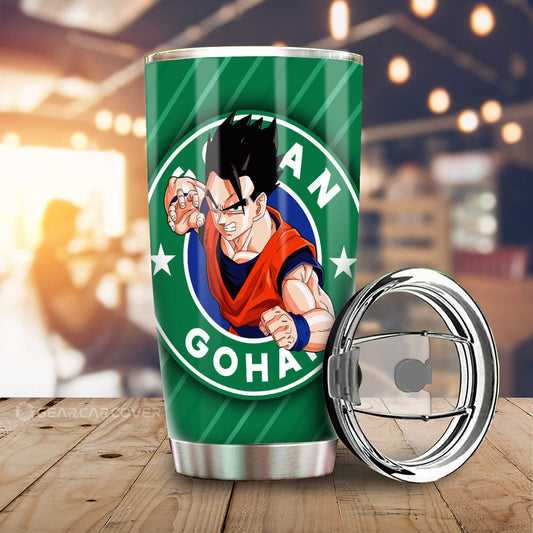 Gohan Tumbler Cup Custom Dragon Ball Anime Car Accessories - Gearcarcover - 1