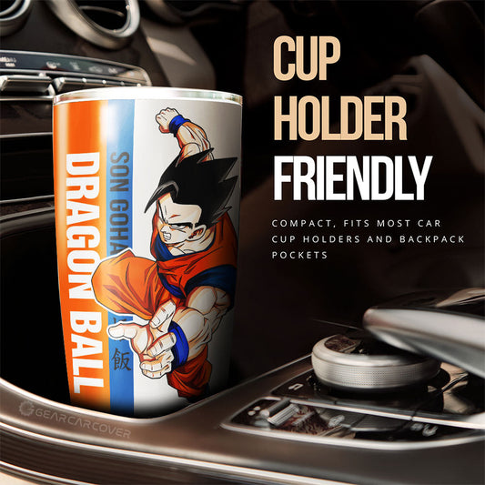 Gohan Tumbler Cup Custom Dragon Ball Car Accessories For Anime Fans - Gearcarcover - 2
