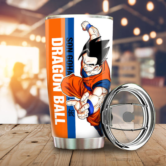 Gohan Tumbler Cup Custom Dragon Ball Car Accessories For Anime Fans - Gearcarcover - 1