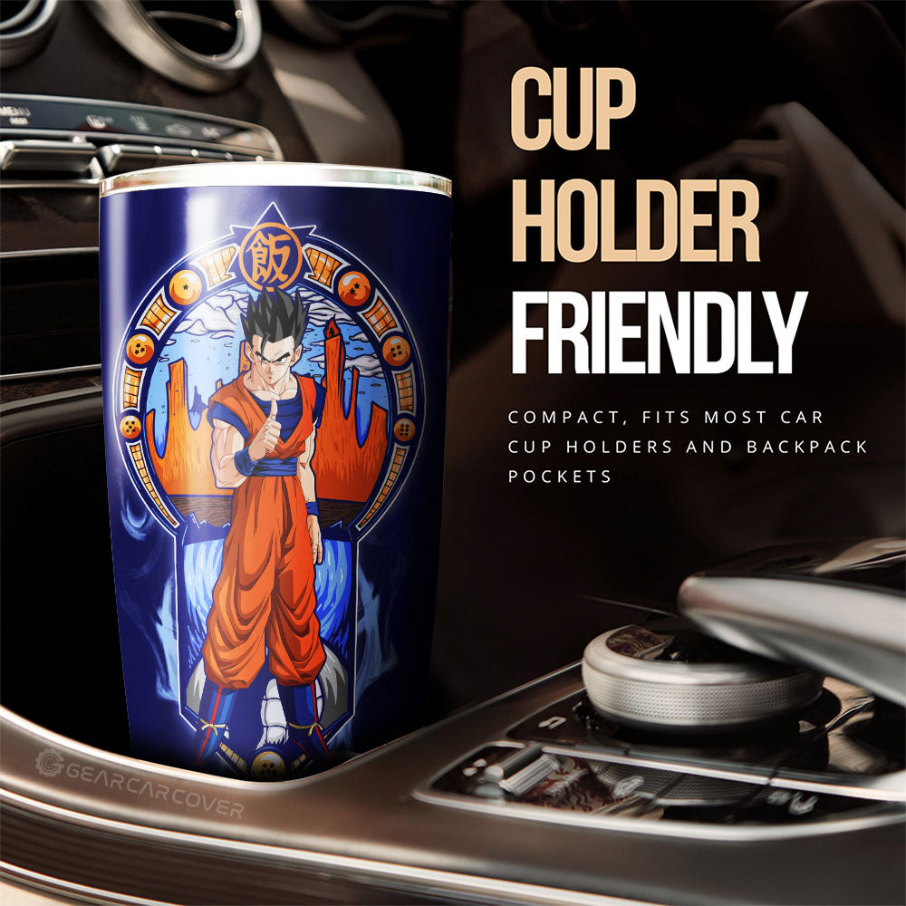 Gohan Tumbler Cup Custom Dragon Ball Car Interior Accessories - Gearcarcover - 3